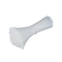 Кабельные стяжки (хомуты) PCT 3,6x250-100 белые PA6.6 (100 шт/уп) | код 5053823 | JazzWay