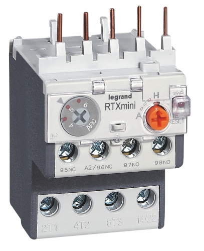 Реле тепловое RTX³ мини 0.63...1.0A для мини-контакторов CTX³ | код 417084 | Legrand