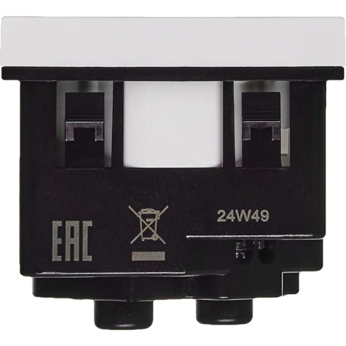 Розетка с заземлением - винтовые зажимы - со шторками 16А 250В - 45°- 2 модуля - белый | код 4521052 | Legrand фото 5