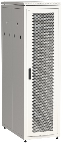 ITK Шкаф сетевой напольный 19" LINEA N 33U 600х1000мм перфорированные двери серый | код LN35-33U61-PP | IEK