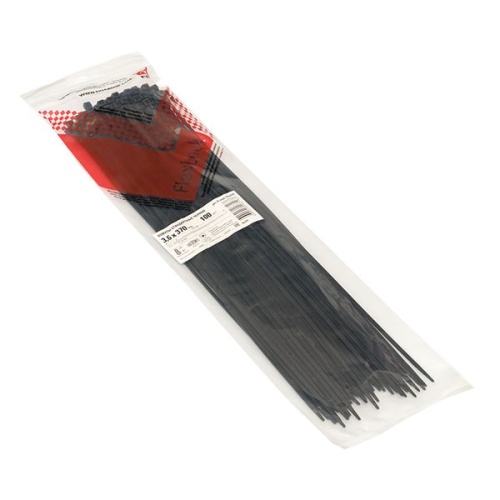 Хомут P6,6 стандартный (ч), 3,6x370 (100шт) FlexLock PROxima | код plc-fl-ctsb-3.6x370 | EKF фото 4 Хомут P6,6 стандартный (ч), 3,6x370 (100шт) FlexLock PROxima | код plc-fl-ctsb-3.6x370 | EKF фото 4