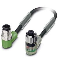 Кабель для датчика / исполнительного элемента SAC-4P-M12MR/3,0-PUR/M12FR-3L | код 1668784 | PHOENIX CONTACT