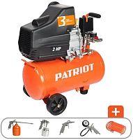 Компрессор поршневой Patriot EURO 24-240K масляный 240л/мин 24л 1500Вт оранжевый | код 484246 | PATRIOT
