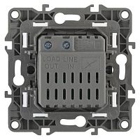 Светорегулятор поворотно-нажимной, 400ВА 230В, Эра12, графит,12-4101-12 | код Б0019362 | ЭРА