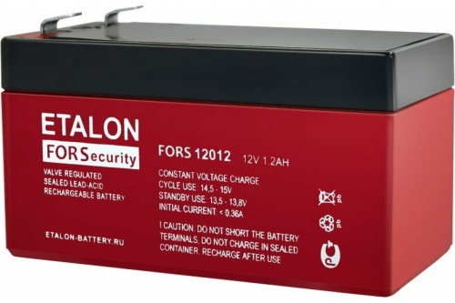 Аккумулятор 12В 1,2Ач (FORS 12012) | код. 200-12/012S | Etalon battery