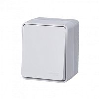 Переключатель проходной 1-кл. ОП AtlasDesign Profi54 IP54 10AX бел. | код ATN540161 | Schneider Electric