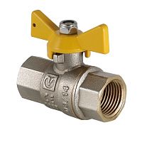 Кран шар. газ. VALGAS, рукоятка бабочка 1/2" вн.-вн. | код. VT.277.N.04 | VALTEC