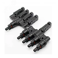 Коннектор МС4Y для параллельного соединения 3 панелей комплект | код Коннектор MC4Y 4in1 | DELTA