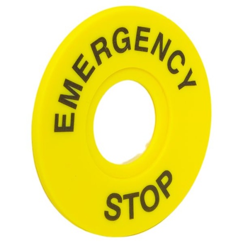 Табличка для кнопок 22 мм EMERGENCY STOP EKF | код scep-es | EKF