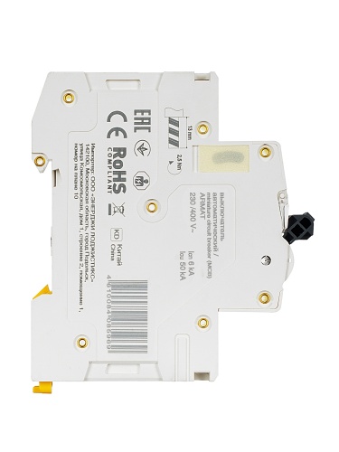 ARMAT Автоматический выключатель M06N 1P D 2А | код AR-M06N-1-D002 | IEK  фото 7