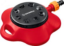 Распылитель стационарный, пластиковый, GF-2, 70 м2 полив, на подставке | код 8-427641_z01 | GRINDA