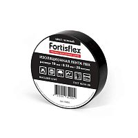 Изолента ПВХ 19х0.13x20 (черн) | код 90816 | Fortisflex
