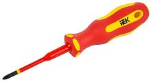 Отвертка диэлектрическая SLIM PH1х80 Т2 ARMA2L 5 | код A2L5-SC31-T2-PH-10-080 | IEK