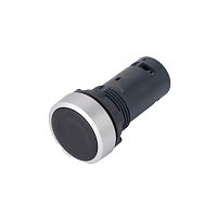 Кнопка SB7 моноблочная 22мм черная с возвратом, металл, 2НО, IP65 | код SB7EA23 | Systeme Electric