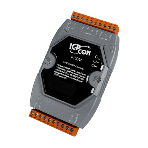 I-7570 CR Serial To HART Converter (Gray Cover) (RoHS) | код 00-06082376 | ICP DAS