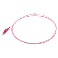 Пигтейл LANMASTER LC/PC, многомодовый OM4, 1.0 м | код LAN-PIG-LC/OM4-1.0 | LANMASTER