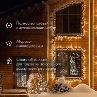 Шнур светодиодный Дюралайт фиксинг 2Вт 24LED/м тепл. бел. 10м | код 121-326-10 | Neon-Night