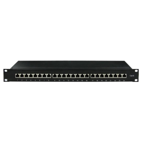 Патч-панель 19,1U, CAT6, 24 порта RJ45, экранированная | код RN6PPF241 | DKC