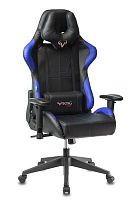 Кресло игровое Zombie VIKING 5 AERO черный/синий эко.кожа с подголов. крестов. пластик | код 1359294 | ZOMBIE