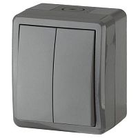 Выключатель 2-кл. ОП Эра Эксперт 10А IP54 11-1404-03 250В 10AX сер. Эра Б0020676