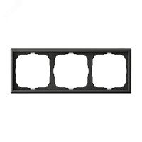 Рамка 3-м ArtGallery универс. базальт | код GAL001403 | Systeme Electric