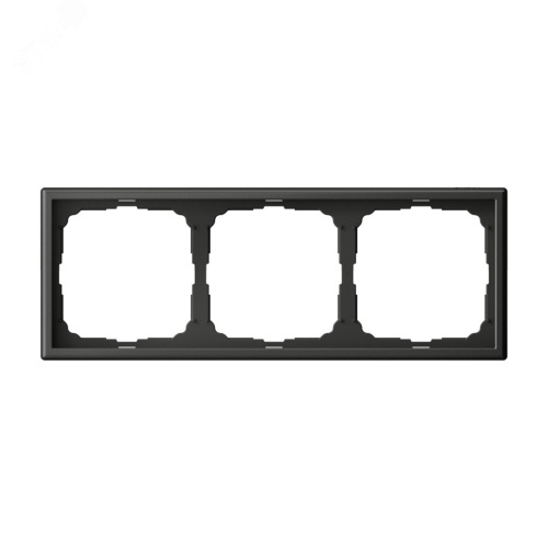Рамка 3-м ArtGallery универс. базальт | код GAL001403 | Systeme Electric