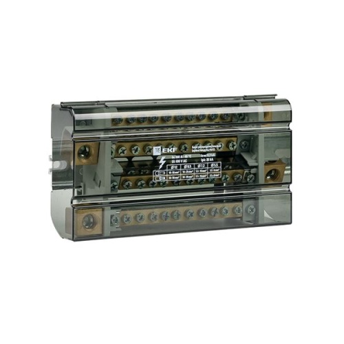 Блок распределительный (кросс-модуль) 160A (4x12) PROxima | код db-160-4x12 | EKF фото 2