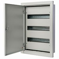 Распределительный шкаф ЩРВ 45 мод., IP31, встраиваемый, сталь, серая дверь |  код. 30105DEK |  DEKraft