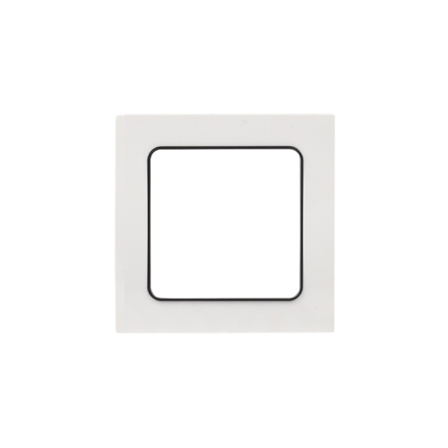 Стокгольм Рамка 1-местная белая с линией цвета черный PROxima | код EXM-G-304-10 | EKF