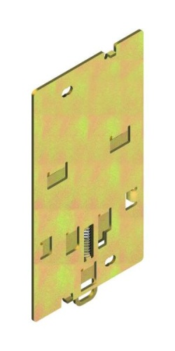 Монтажная плата для крепления на рейке DIN KIT DIN50022 T3 | код 1SDA051439R1 | ABB