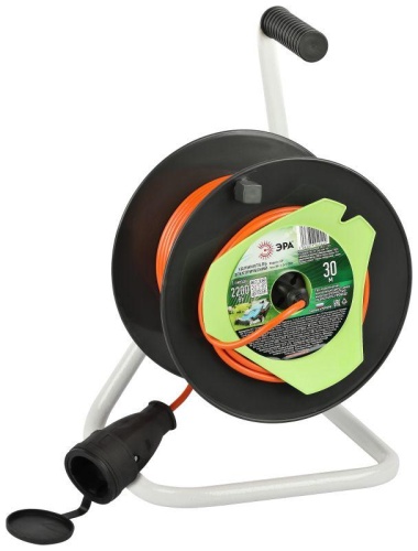 Удлинитель на катушке 1х30м без заземл. RP-1-2x1-30m ПВС 2x1 | код Б0059770 | Эра