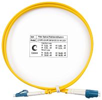 Шнур оптический duplex 1м LC-LC 9/125 sm LSZH | код FOP(d)-9-LC-LC-1m | Cabeus