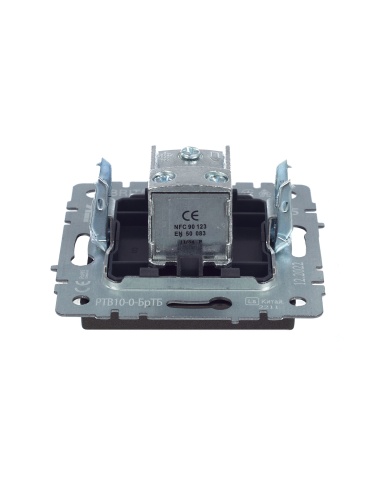 BRITE Розетка TV проходная РТВ10-0-БрТБ темная бронза | код BR-A10-P-K45 | IEK фото 7