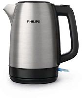 Чайник электрический Philips HD9350/90 1.7л. 1850Вт серебристый/черный (корпус: нержавеющая сталь) | код 1883807 | PHILIPS