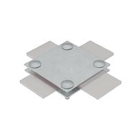 Соединитель крестообразный 2XS-B30 для полосы до 30мм с 2 пластинами сталь КМ MA0031