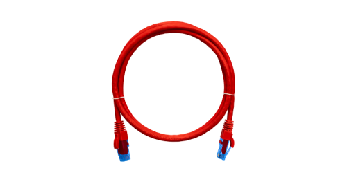 Коммутационный шнур NIKOMAX U/UTP 4 пары, Кат.6 (Класс E), 250МГц, 2хRJ45/8P8C, T568B, заливной, с защитой защелки, многожильный, BC (чистая медь), 24AWG (7х0,205мм), LSZH нг(А)-HFLTx, красный, 0,15м | код NMC-PC4UE55B-001-C-RD | NIKOMAX Се
