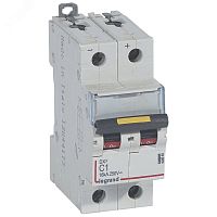 Выключатель автоматический двухполюсный 1А C DX3 10/16kА DC | код 409560 | Legrand