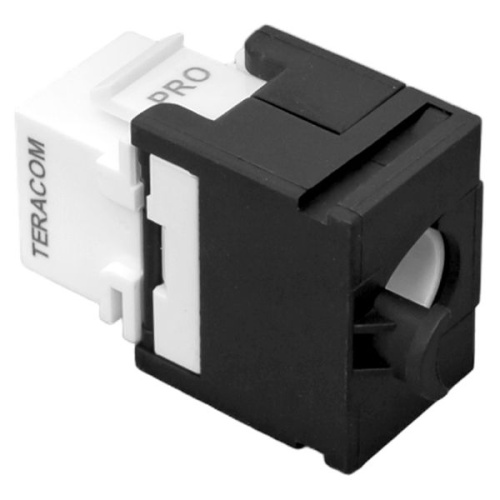 Модуль Keystone кат.5E неэкранир. 110 IDC 180град. самозажимной (Toolless) черн. TERACOM PRO | код TRP-KSTN-T180D-5EUTP-BLK | EKF фото 3