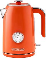 Чайник электрический Galaxy Line GL 0351 1.7л. 2200Вт оранжевый корпус: нерж.сталь (ГЛ0351Л) | код 2026998 | GALAXY LINE