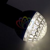 Лампа светодиодная 1Вт 9LED Шар d50 E27 тепл. бел. | код 405-216 | Neon-Night