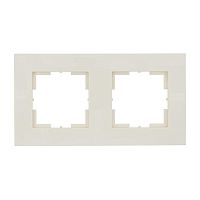 Аксиома Рамка 2 поста МРФИ11.15.00.00, слоновая кость | код 122013 | Кунцево-Электро