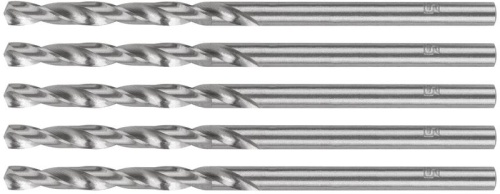 Сверла по металлу HSS шлифованные, угол заточки 135град, 3,0X61 мм (5 шт.) | код 35677М | FIT фото 6