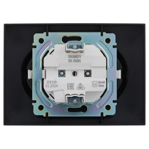SKANDY Роз. 2-я с з/к без з/ш 16А сб. SK-R08G граф. IEK | код SK-R21-16-K53-F | IEK фото 4