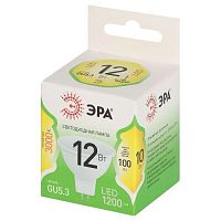 Лампа светодиодная GREEN LINE MR16-12W-830-GU5.3 GL 12Вт софит 3000К свет тепл. GU5.3 Эра Б0066978