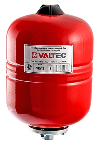 Бак расш. для отопления 8л. КРАСНЫЙ | код. VT.RV.R.060008 | VALTEC