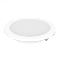 Светильник светодиодный ДВО 12 Вт 4000К 1000 лм 170-260В IP20 D145х26мм монт d120мм Пластик Elementary Gauss | код 997420212 | GAUSS