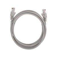 Патч-корд U/UTP CAT 5e RJ45-RJ45 26AWG LSZH сер. 2м | код 02-0100-2 | Rexant