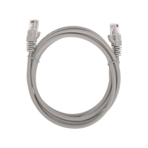 Патч-корд U/UTP CAT 5e RJ45-RJ45 26AWG LSZH сер. 2м | код 02-0100-2 | Rexant