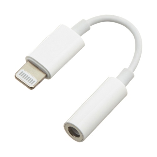 Переходник USB Cablexpert CCA-LM3.5F-01-W, Lightning/Jack3.5F, для передачи аудиосигнала, белый | код CCA-LM3.5F-01-W | Cablexpert