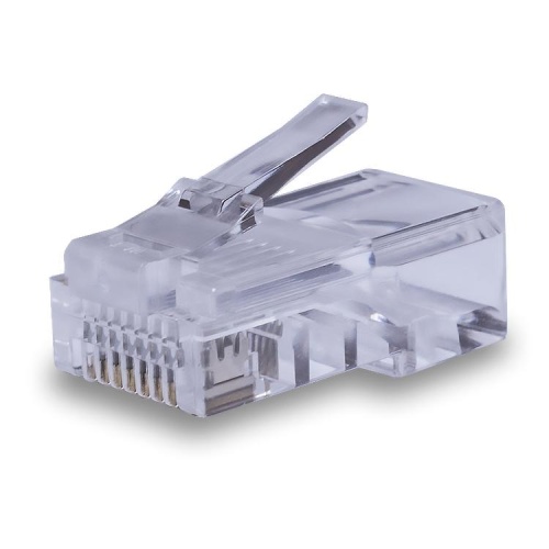 Коннекторы 8P8C (Компьютерные разъемы) U/UTP Cat.5e 50U (RJ-45) Уп. 100шт. | код 10-0207 | SUPRLAN фото 3